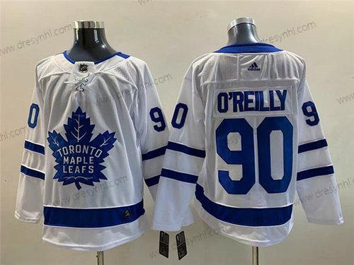 Toronto Maple Leafs #90 Ryan O’Reilly Bílý Sešitý dres – Pánské