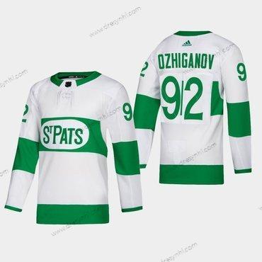 Toronto Maple Leafs #92 Igor Ozhiganov St. Pats Road Autentické Hráč Bílý dres – Pánské