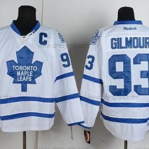 Toronto Maple Leafs #93 Doug Gilmour Retro Bílý Modrý CCM dres – Pánské