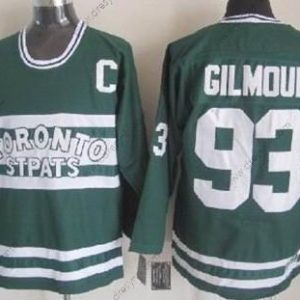 Toronto Maple Leafs #93 Doug Gilmour Zelená Retro CCM dres – Pánské