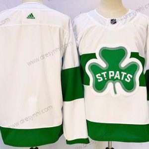 Toronto Maple Leafs Bílý Prázdný St Patricks Autentické dres – Pánské