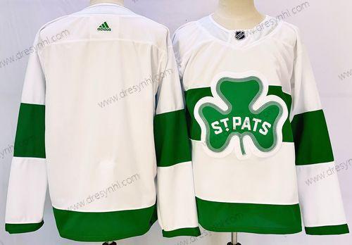 Toronto Maple Leafs Bílý Prázdný St Patricks Autentické dres – Pánské