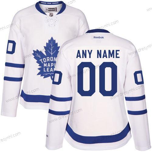 Toronto Maple Leafs Personalizované Bílý Hostující dres Sešitý NHL 2016-17 Reebok Hokejový dres – Dámské