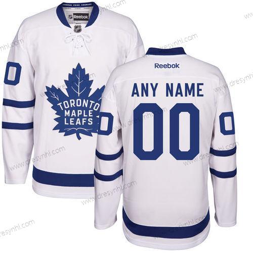 Toronto Maple Leafs Personalizované Bílý Hostující dres Sešitý NHL 2016-17 Reebok Hokejový dres