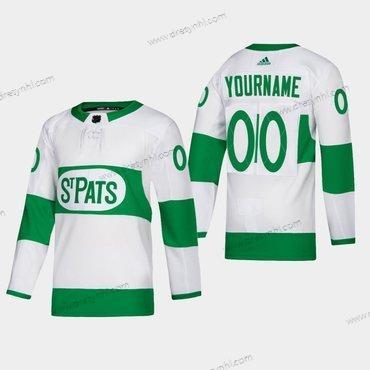 Toronto Maple Leafs Personalizované Toronto St. Pats Road Autentické Hráč Bílý dres – Pánské