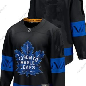 Toronto Maple Leafs Prázdný Černá X Drew House Inside Out Sešitý dres – Pánské