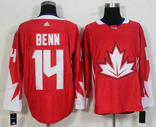 Tým Kanady #14 Jamie Benn Červené 2016 World Cup Of Hokejový Game dres – Pánské