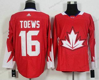 Tým Kanady #16 Jonathan Toews Červené 2016 World Cup Of Hokejový Game dres – Pánské