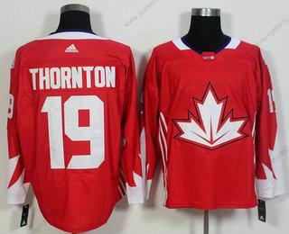 Tým Kanady #19 Joe Thornton Červené 2016 World Cup Of Hokejový Game dres – Pánské