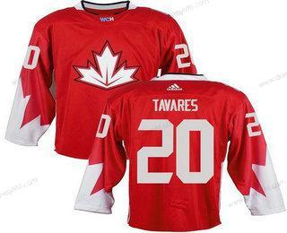 Tým Kanady #20 John Tavares Červené 2016 World Cup Sešitý NHL dres – Pánské