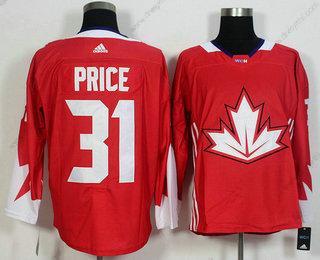 Tým Kanady #31 Carey Price Červené 2016 World Cup Of Hokejový Game dres – Pánské