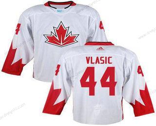 Tým Kanady #44 Marc-Edouard Vlasic Bílý 2016 World Cup Sešitý NHL dres – Pánské