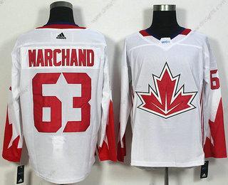 Tým Kanady #63 Brad Marchand Bílý 2016 World Cup Of Hokejový Game dres – Pánské