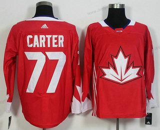 Tým Kanady #77 Jeff Carter Červené 2016 World Cup Of Hokejový Game dres – Pánské