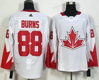 Tým Kanady #88 Brent Burns Bílý 2016 World Cup Of Hokejový Game dres – Pánské