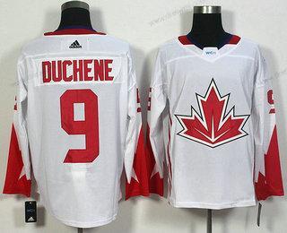 Tým Kanady #9 Matt Duchene Bílý 2016 World Cup Of Hokejový Game dres – Pánské