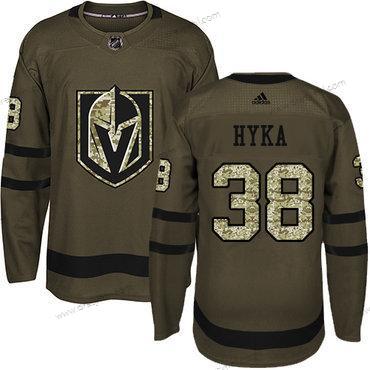 Vegas Golden Knights #38 Tomas Hyka Zelená Salute to Service Sešitý NHL dres – Juniorské