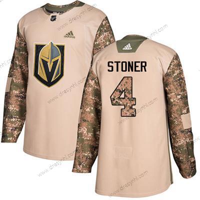 Vegas Golden Knights #4 Clayton Stoner Camo Autentické 2017 Veterans Day Sešitý NHL dres – Juniorské