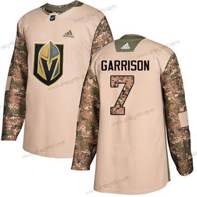 Vegas Golden Knights #7 Jason Garrison Camo Autentické 2017 Veterans Day Sešitý NHL dres – Juniorské