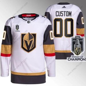 Vegas Golden Knights Personalizované Active Hráč Bílý 2023 Stanley Cup Champions Sešitý dres – Pánské