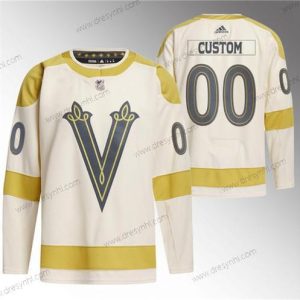 Vegas Golden Knights Personalizované Active Hráč Krémová 2024 Zimní Klasický Breakaway Sešitý dres – Pánské