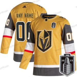 Vegas Golden Knights Personalizované Active Hráč Zlato 2023 Stanley Cup Final Sešitý dres – Pánské