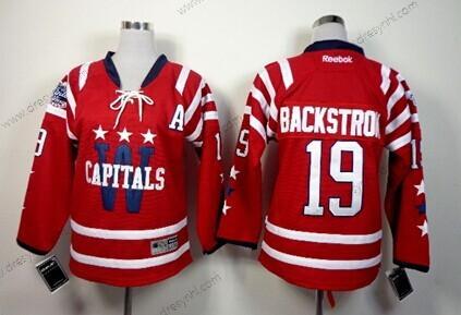 Washington Capitals #19 Nicklas Backstrom 2015 Zimní Klasický Červené dres – Dětské