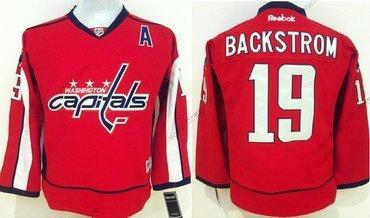 Washington Capitals #19 Nicklas Backstrom Červené dres – Dětské