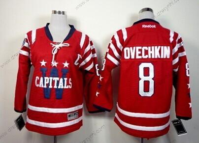 Washington Capitals #8 Alex Ovechkin 2015 Zimní Klasický Červené dres – Dětské