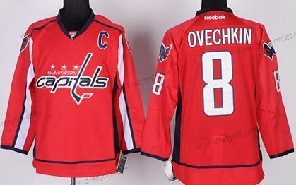 Washington Capitals #8 Alex Ovechkin Červené dres – Pánské