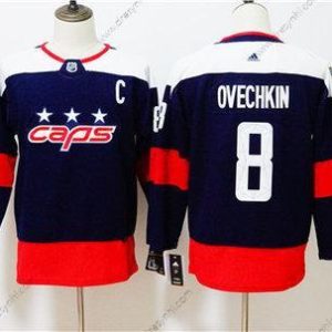 Washington Capitals #8 Alexander Ovechkin Námořnictvo 2018 NHL Stadium Series dres – Juniorské