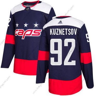 Washington Capitals #92 Evgeny Kuznetsov Námořnictvo Autentické 2018 Stadium Series Sešitý NHL dres – Juniorské