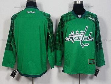 Washington Capitals Prázdný Zelená 2016 St. Patrick’S Day Hokejový dres – Pánské