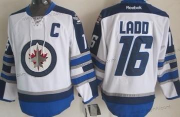 Winnipeg Jets #16 Andrew Ladd Bílý dres – Dětské