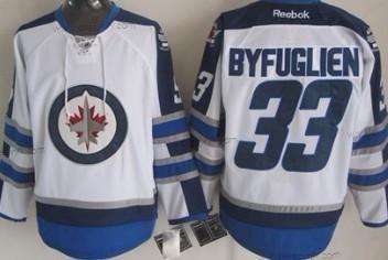 Winnipeg Jets #33 Dustin Byfuglien Bílý dres – Dětské