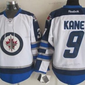 Winnipeg Jets #9 Evander Kane Bílý dres – Pánské